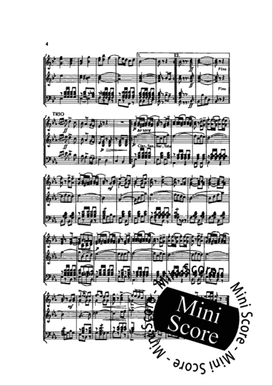 Chairman Fox Concert Band scores gallery preview page 6