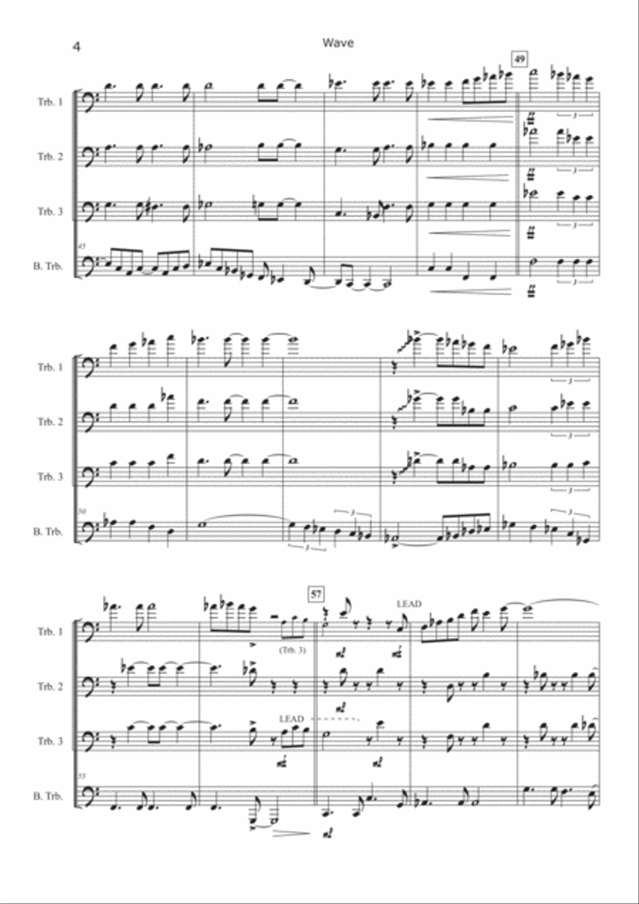 Wave Brass Ensemble scores gallery preview page 5