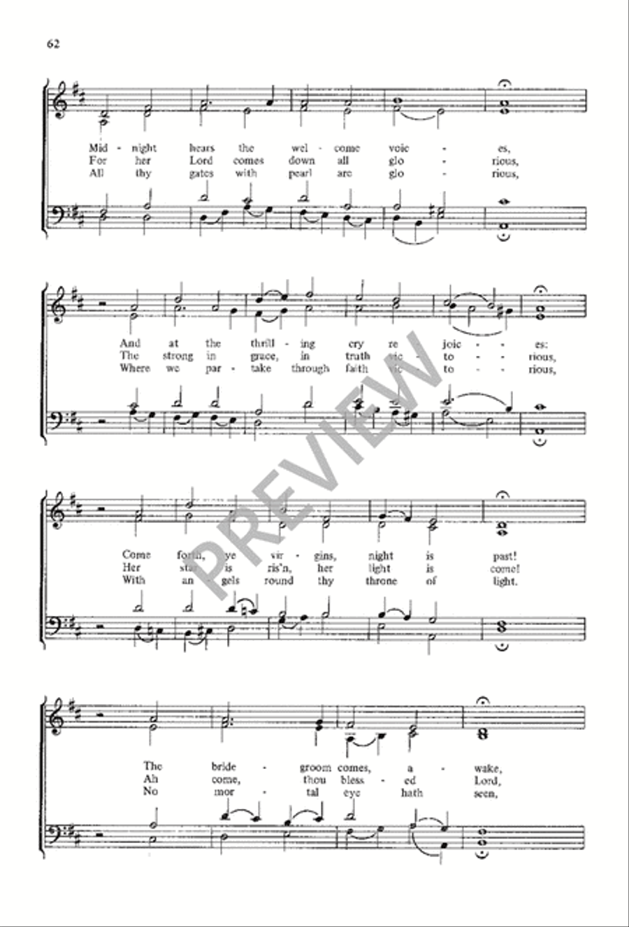 A Choir Book for Advent 4-Part scores gallery preview page 64