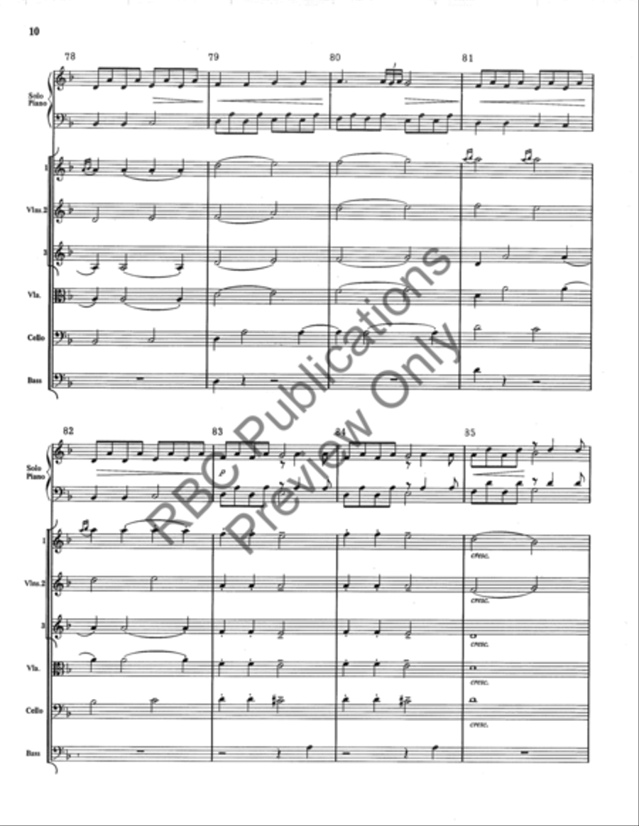 Concertino In D Moll (Score) String Orchestra scores gallery preview page 11