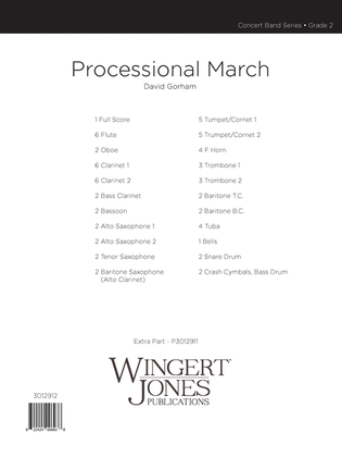 Processional March - Full Score