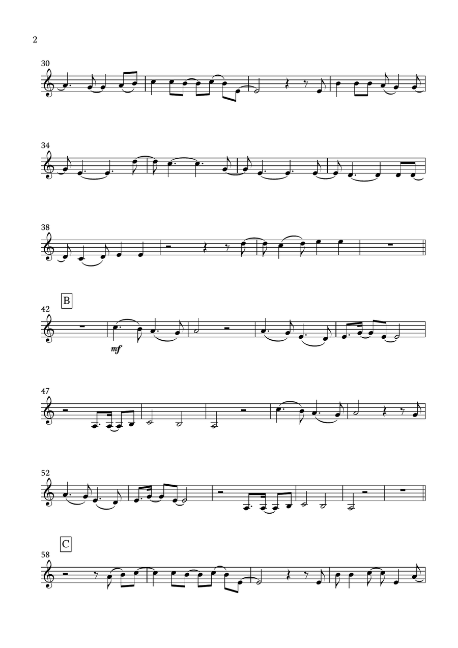 Paladin Strait Paladin Strait Horn Solo scores gallery preview page 2