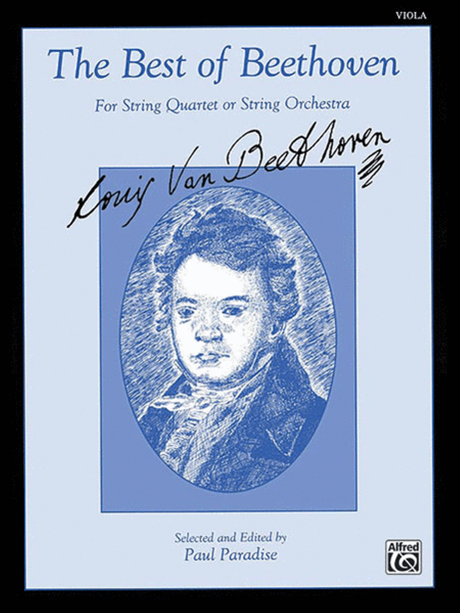 The Best of Beethoven (For String Quartet or String Orchestra) String Quartet scores gallery preview page 1