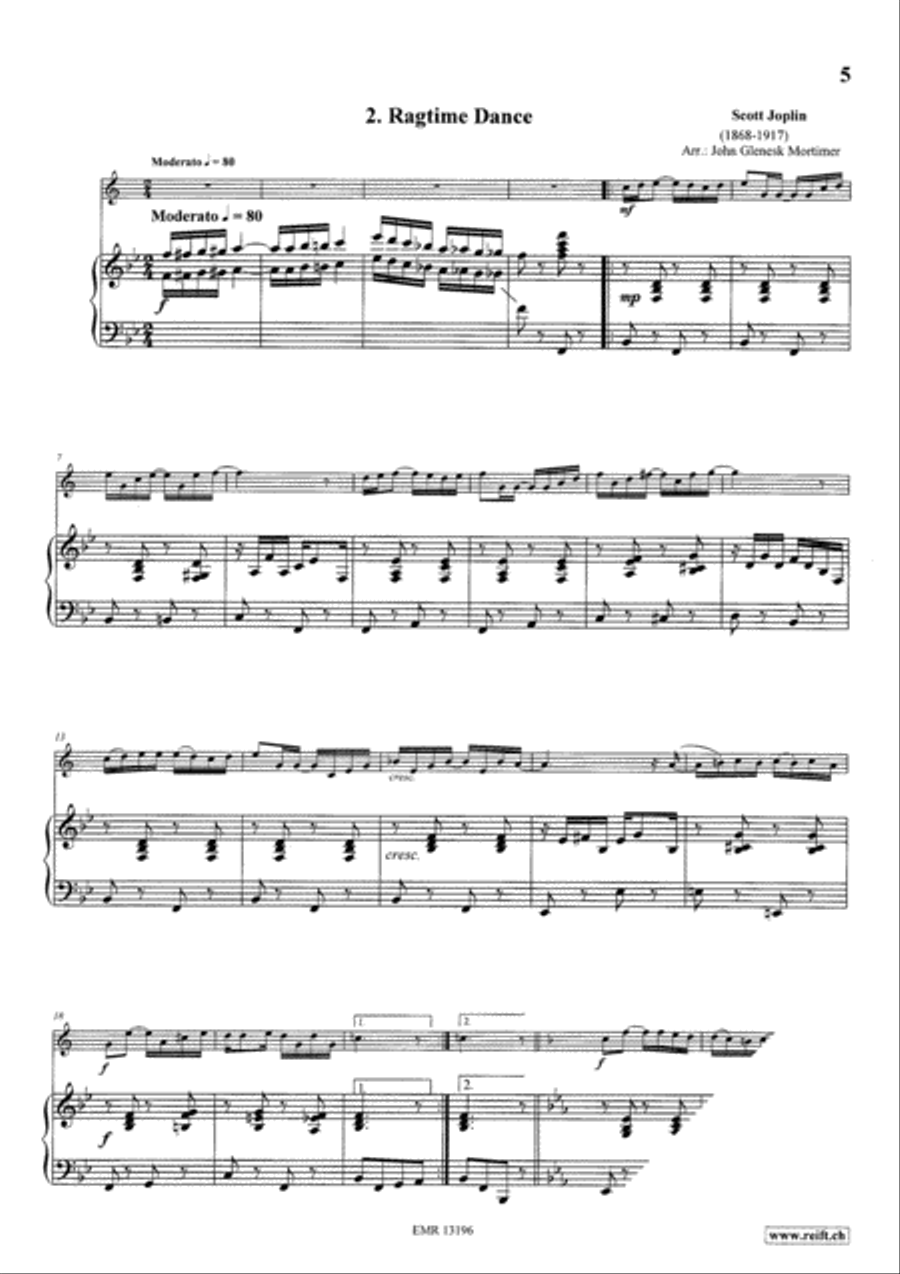 Solo Pieces Vol. 5 Clarinet Solo scores gallery preview page 4
