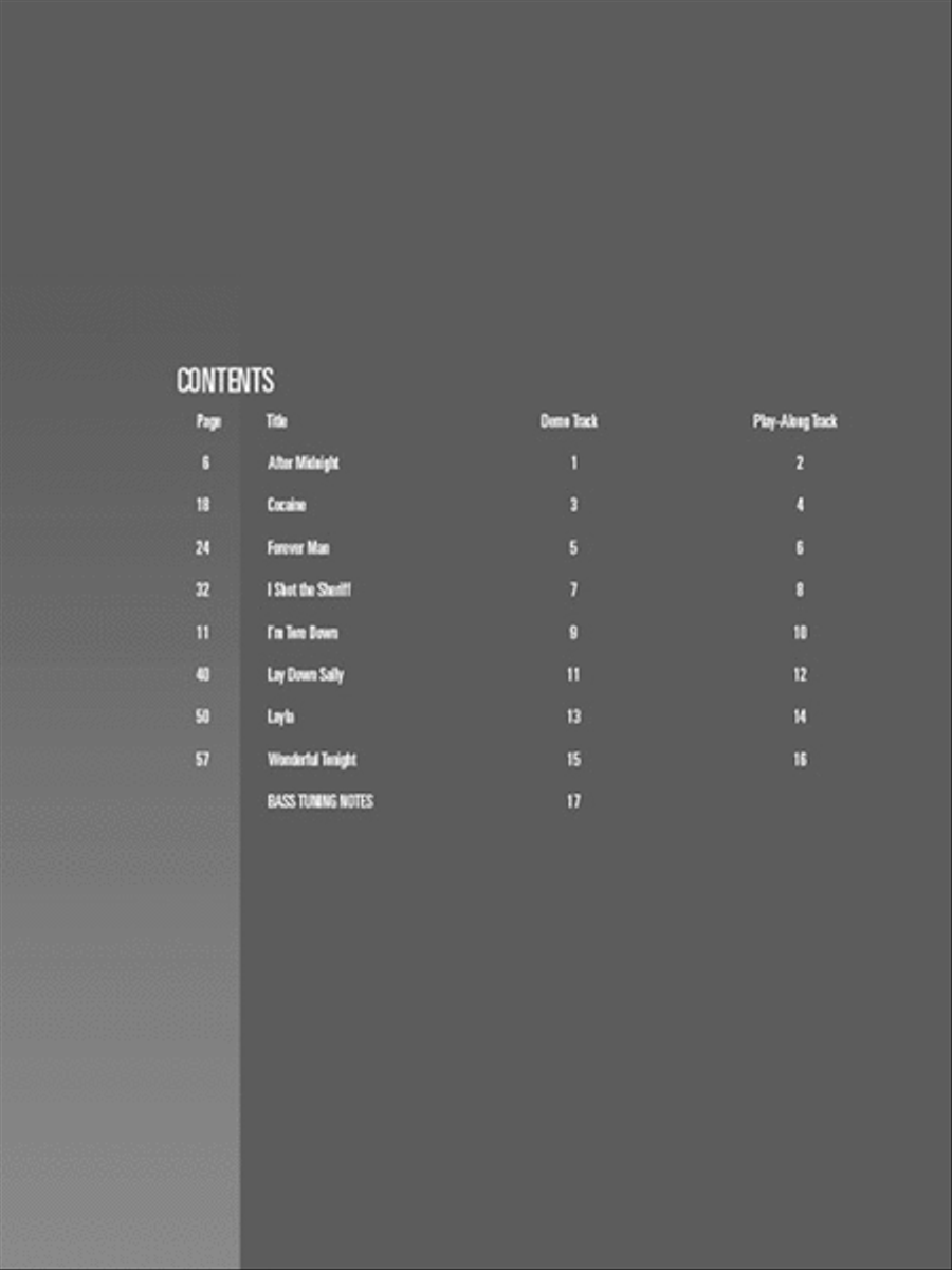 Eric Clapton Eric Clapton Electric Guitar scores gallery preview page 2