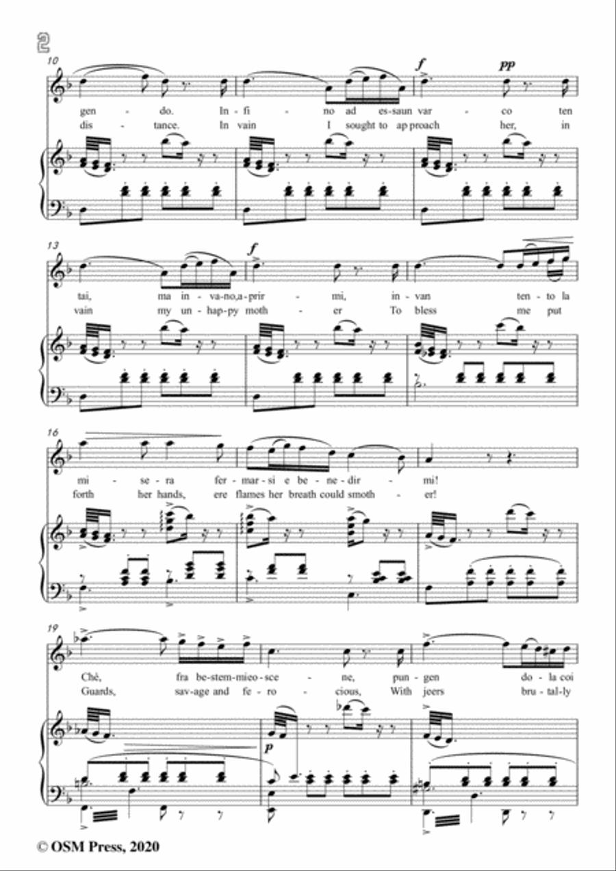 Verdi-Condotta ell'era in ceppi,in d minor,for Voice and Piano Voice Solo scores gallery preview page 4