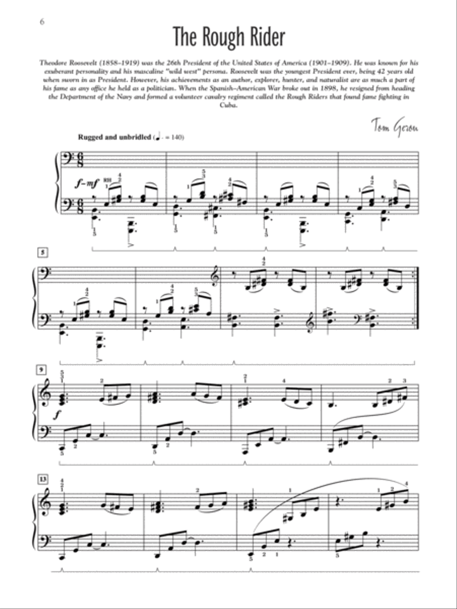 Mount Rushmore Mount Rushmore Piano Solo scores gallery preview page 4