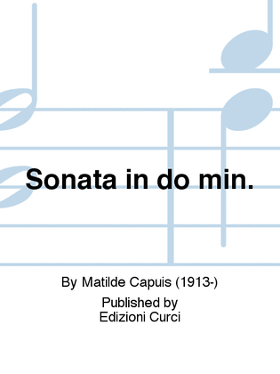 Sonata in do min.