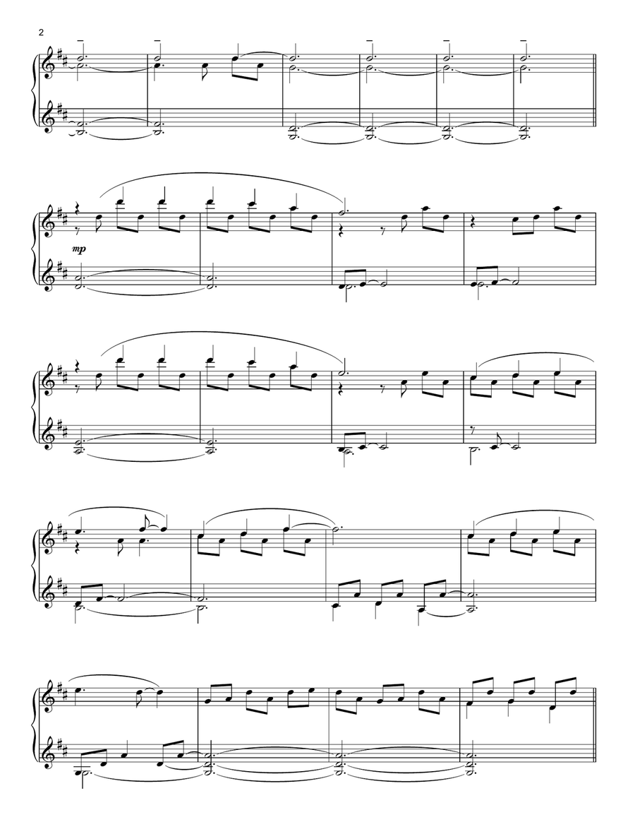 Golden Golden Piano Solo scores gallery preview page 2
