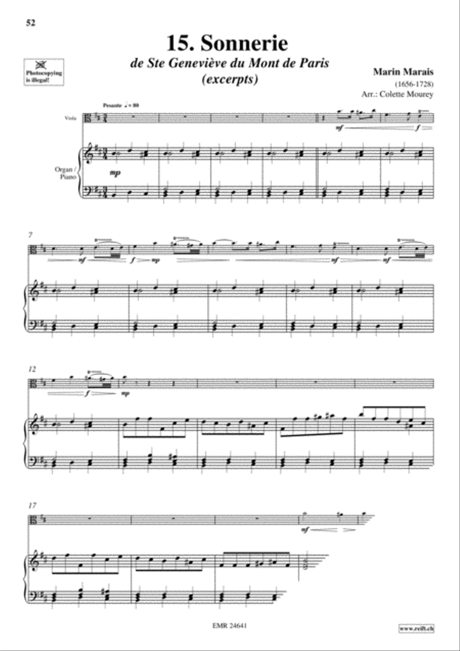 40 Greatest Baroque Hits Volume 2 Viola scores gallery preview page 17