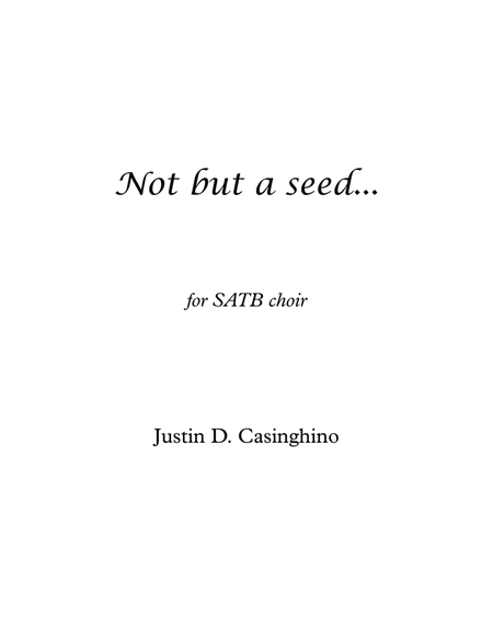 Not but a seed... image number null