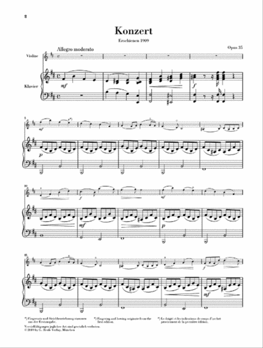 Violin Concerto in B Minor, Op. 35 Violin Solo scores gallery preview page 2