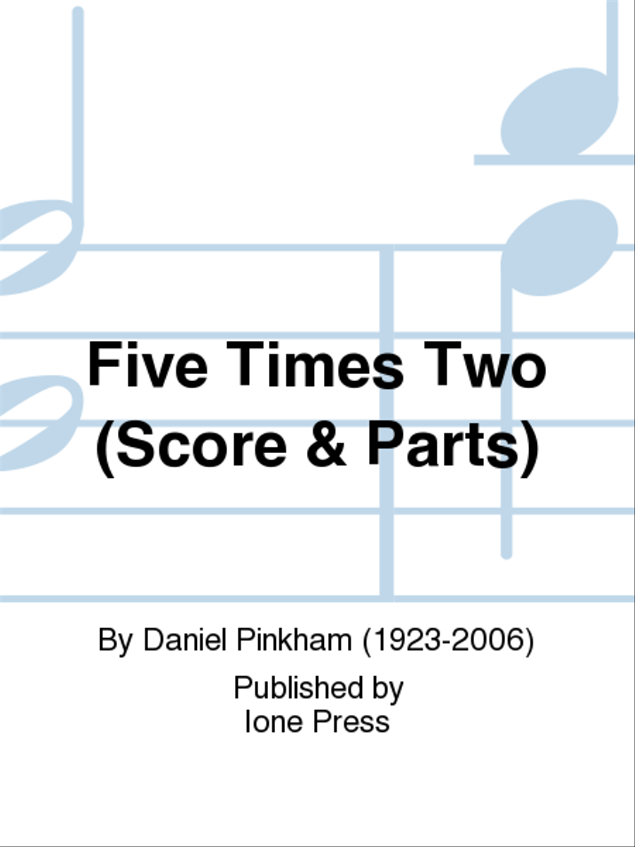 Five Times Two Woodwind Quintet scores gallery preview page 1