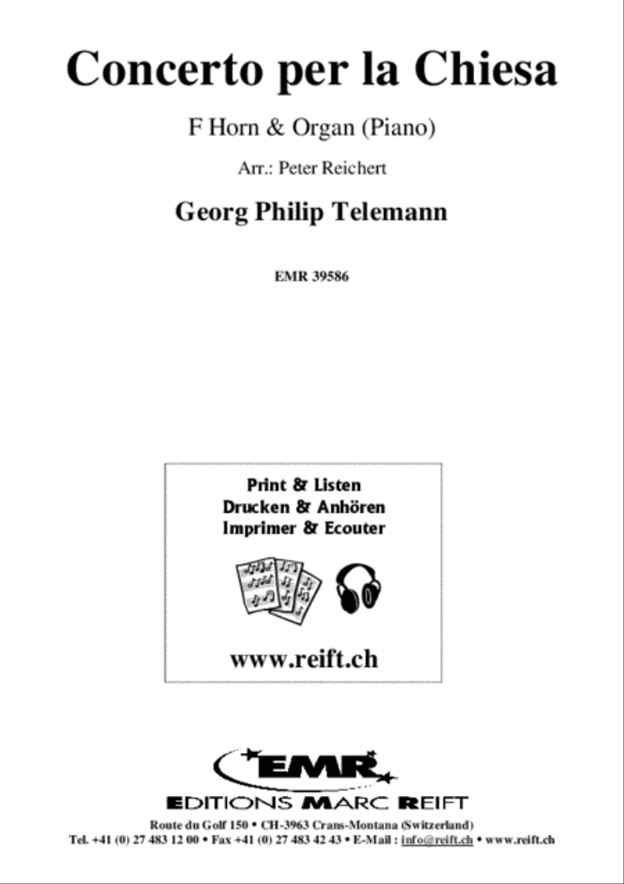 Concerto per la Chiesa Horn scores gallery preview page 2