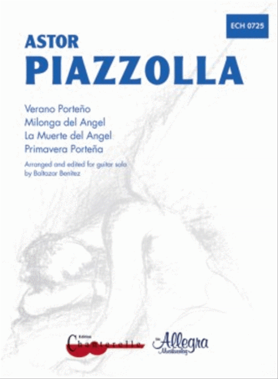 Primavera Portena, Verano Porteno, Milonga del Angel, La Muerte... Classical Guitar scores gallery preview page 1