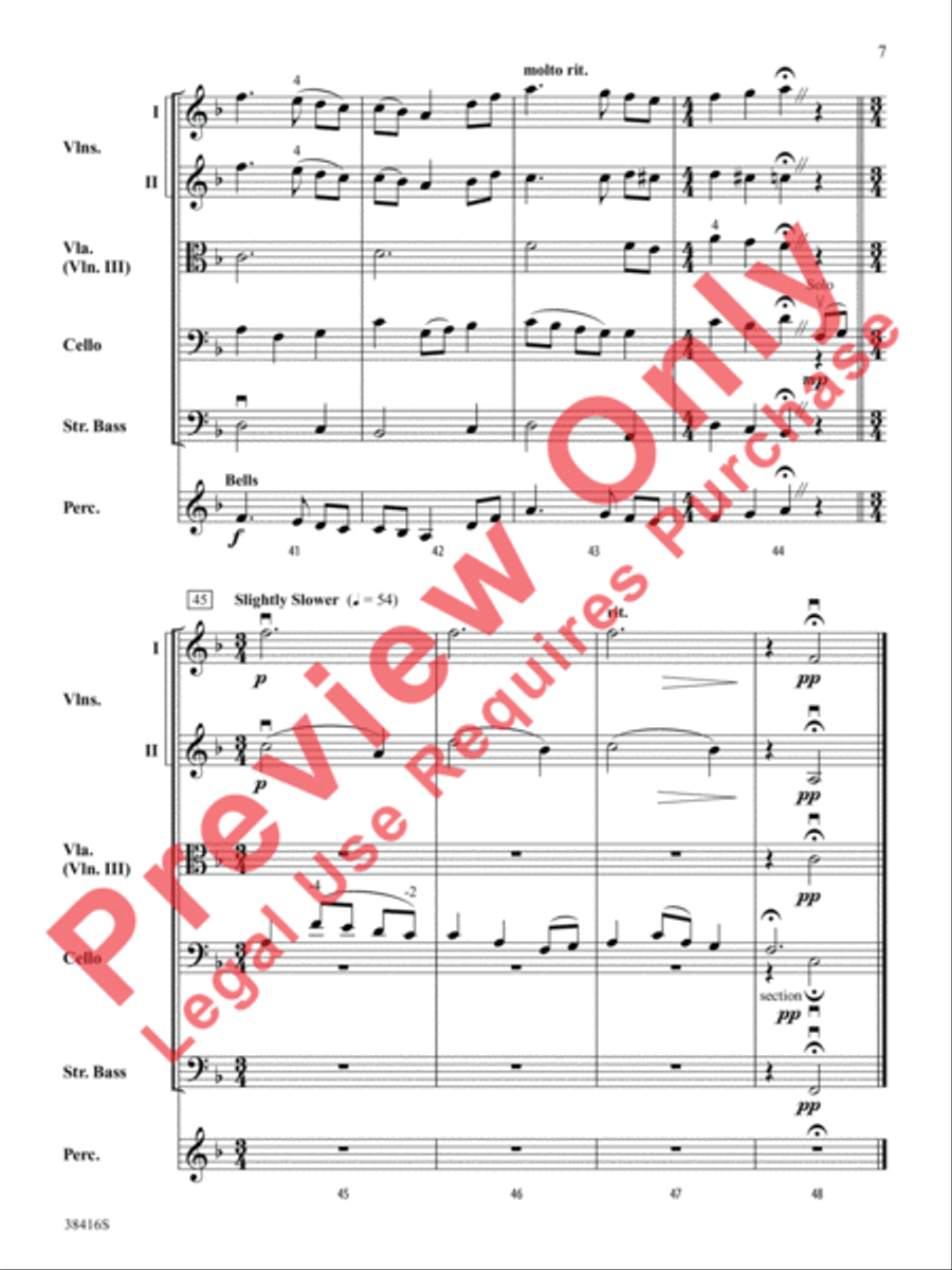 The Last Rose of Summer String Orchestra scores gallery preview page 8