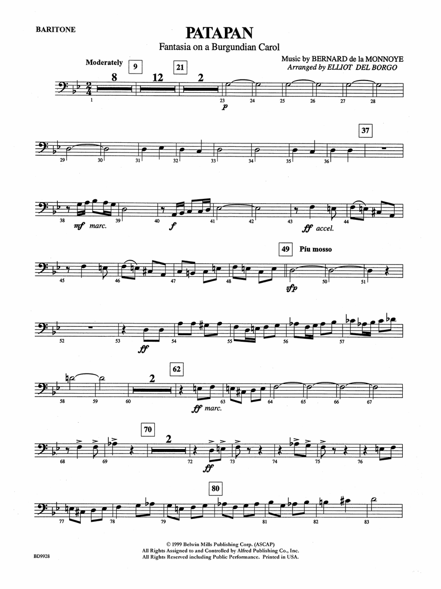 Patapan: Baritone B.C.