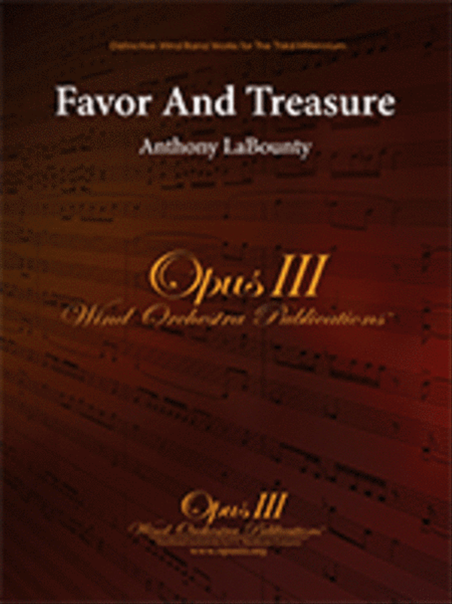 Favor and Treasure Concert Band scores gallery preview page 1