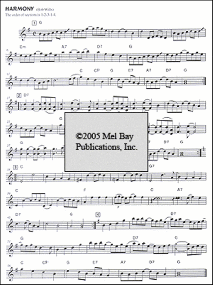 Favorite American Rags & Blues for Fiddle Violin scores gallery preview page 3