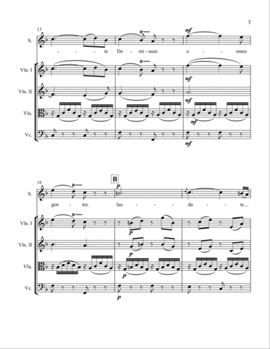 Laudate Dominum from 
