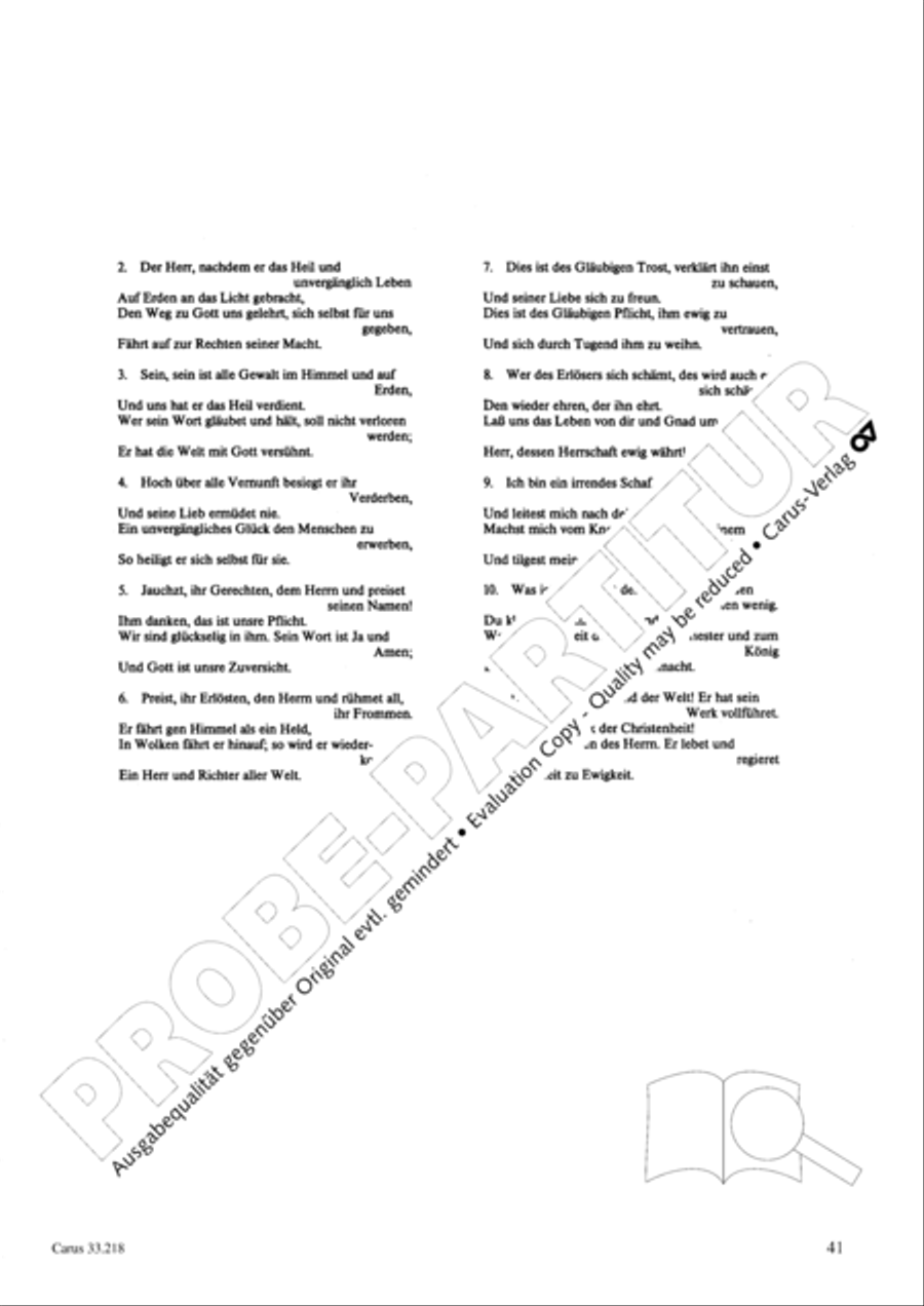 Geistliche Oden und Lieder (Gellert) Collection / Songbook scores gallery preview page 36