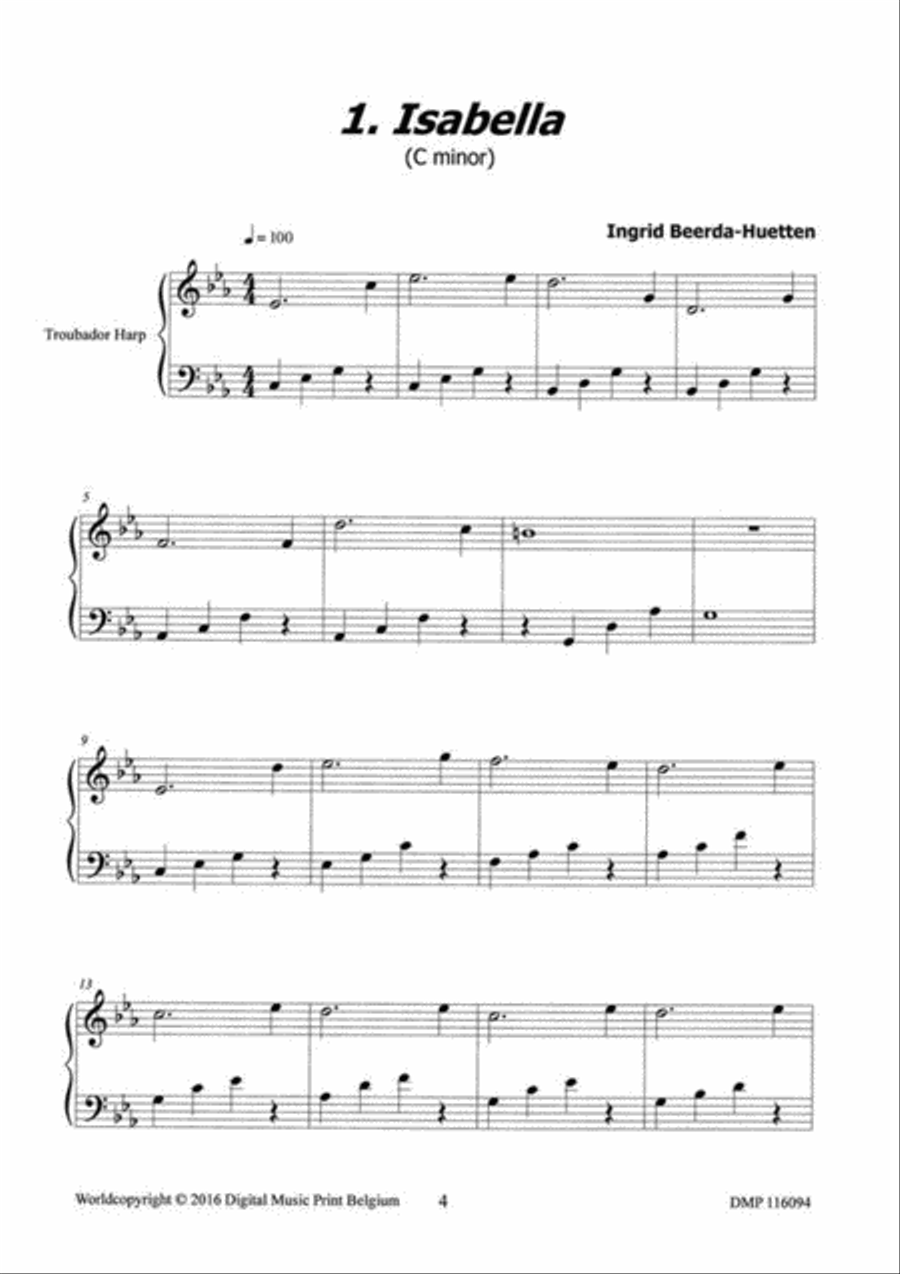 Delightful Pieces 2 Harp scores gallery preview page 2