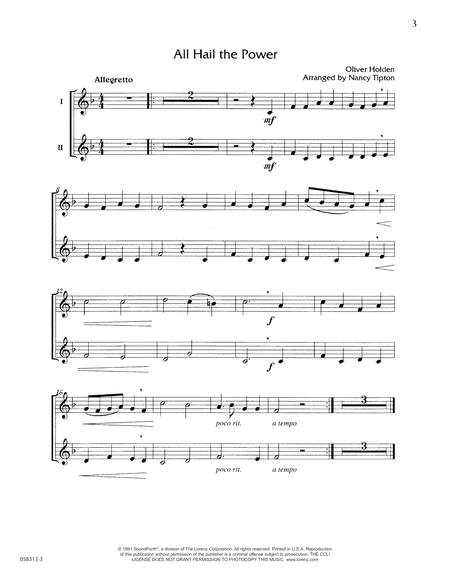 Instruments of Praise, Vol. 1: Clarinet/Trumpet - Score and insert