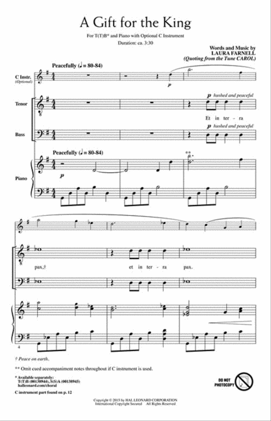 A Gift for the King A Gift for the King Choir scores gallery preview page 2