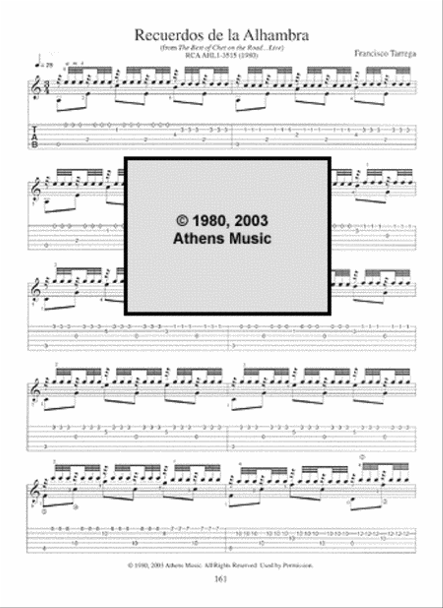 Chet Atkins in Three Dimensions Electric Guitar scores gallery preview page 2