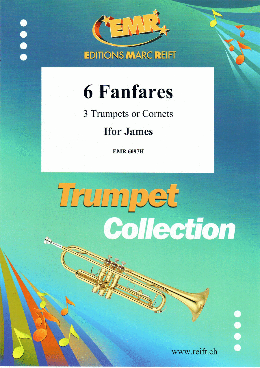 6 Fanfares Trumpet Trio - Sheet Music