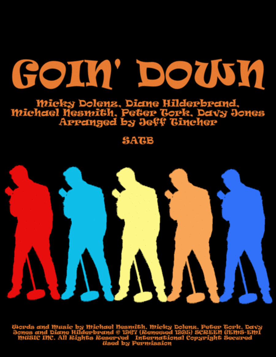 Goin' Down Goin' Down 4-Part scores gallery preview page 1