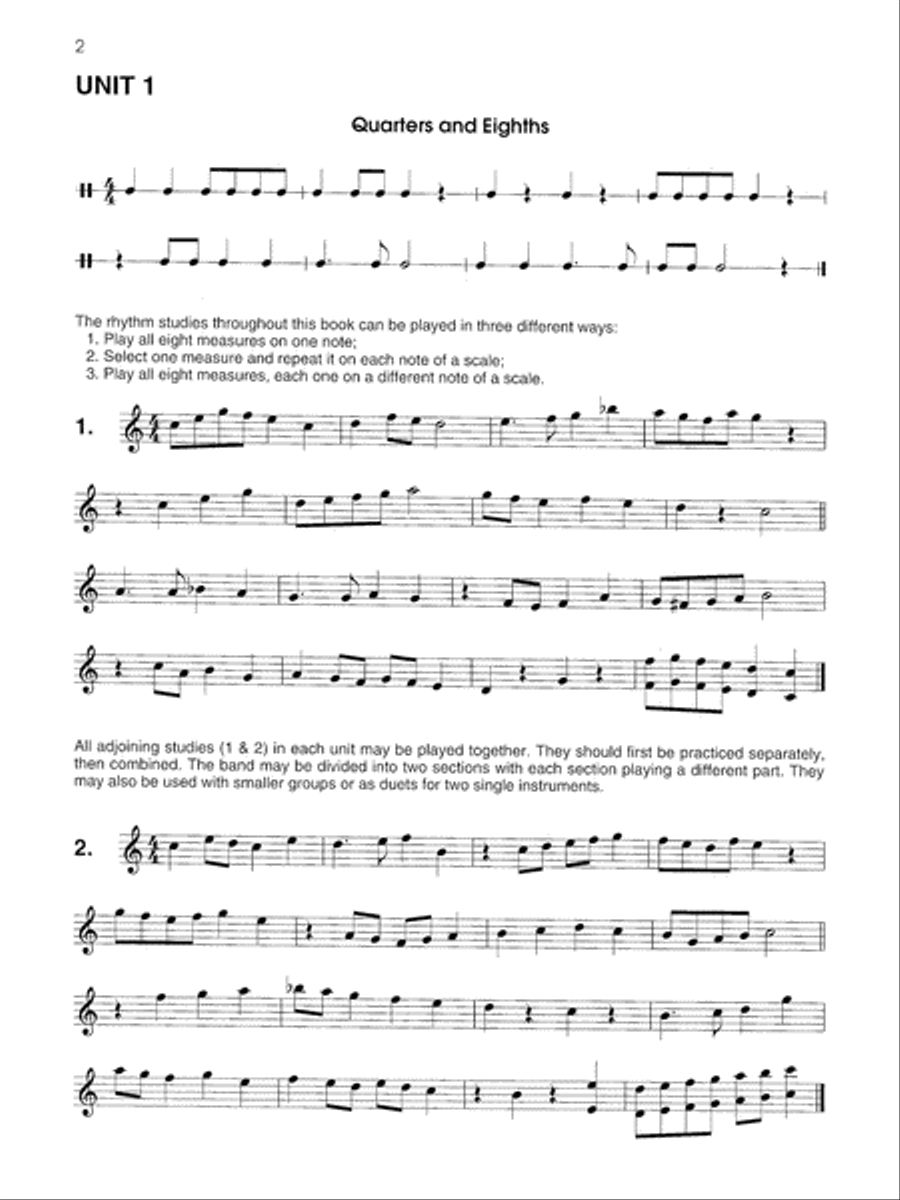 Rhythms & Rests Concert Band Methods scores gallery preview page 6