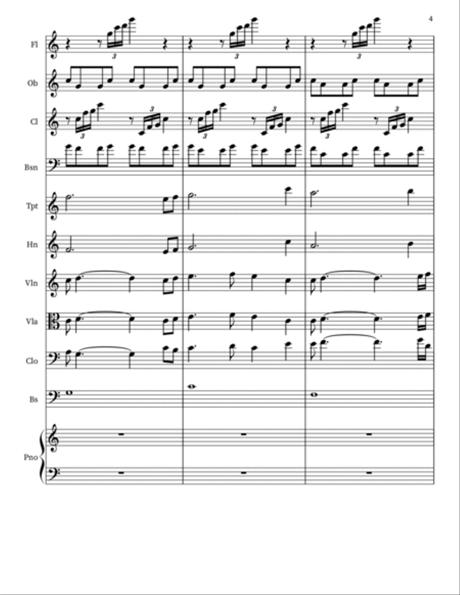 Triumphal Orchestra Sketch Orchestra scores gallery preview page 4
