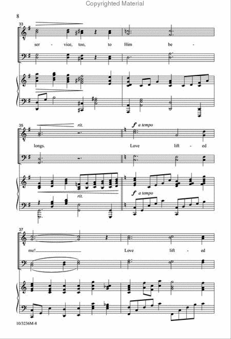 Love Lifted Me Love Lifted Me TTBB scores gallery preview page 7