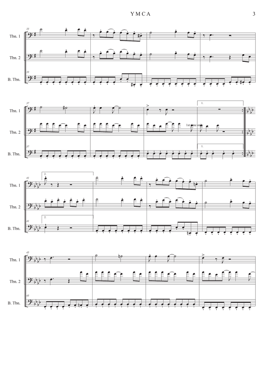 Y.M.C.A. Brass Ensemble scores gallery preview page 3