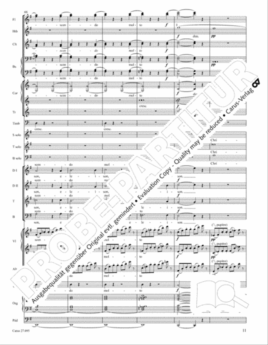 Messe solennelle de sainte Cecile STB scores gallery preview page 24