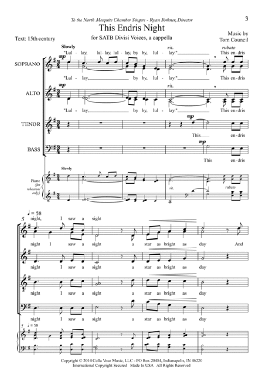 This Endris Night Divisi scores gallery preview page 2