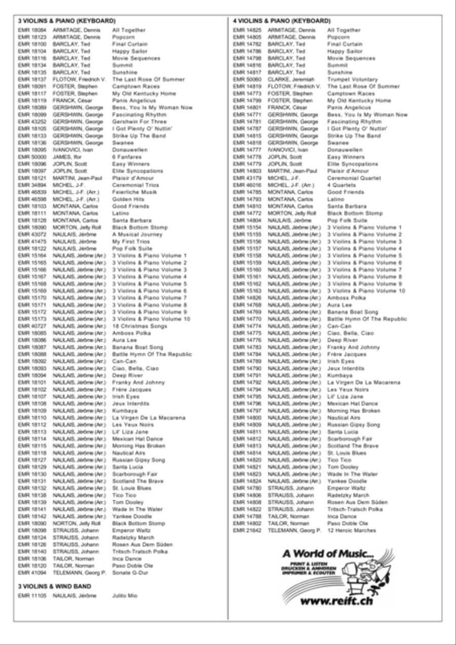 12 Easy Christmas Songs String Duet scores gallery preview page 9