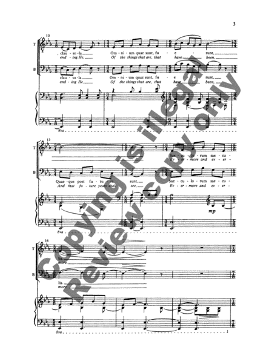 <br>Sheet music extract