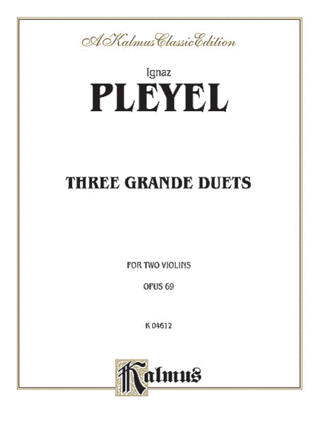Pleyel 3 Grande Duets, Op.69