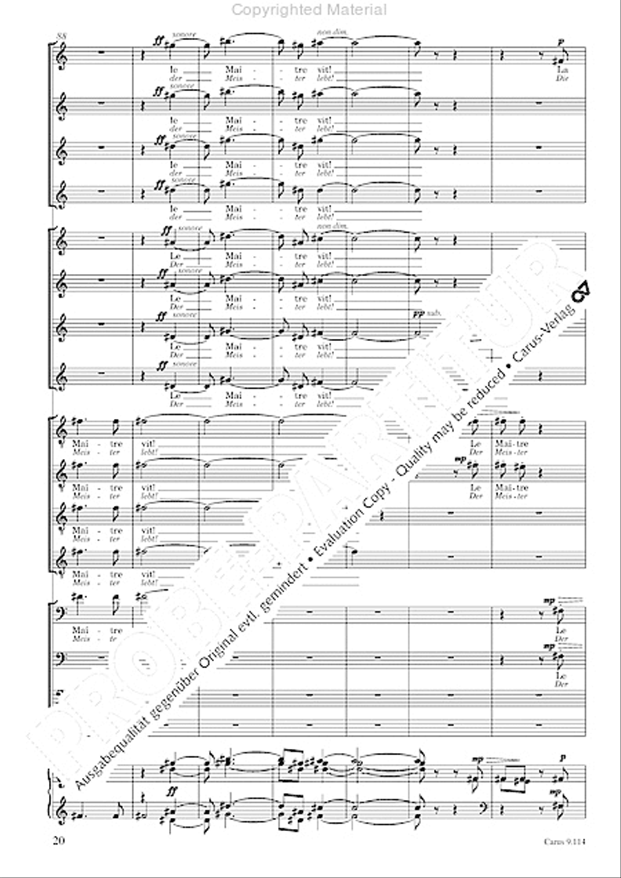 Trois Fragments de son Trois Fragments de son Choir scores gallery preview page 23