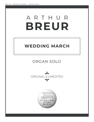 Book cover for Wedding March - Organ Solo