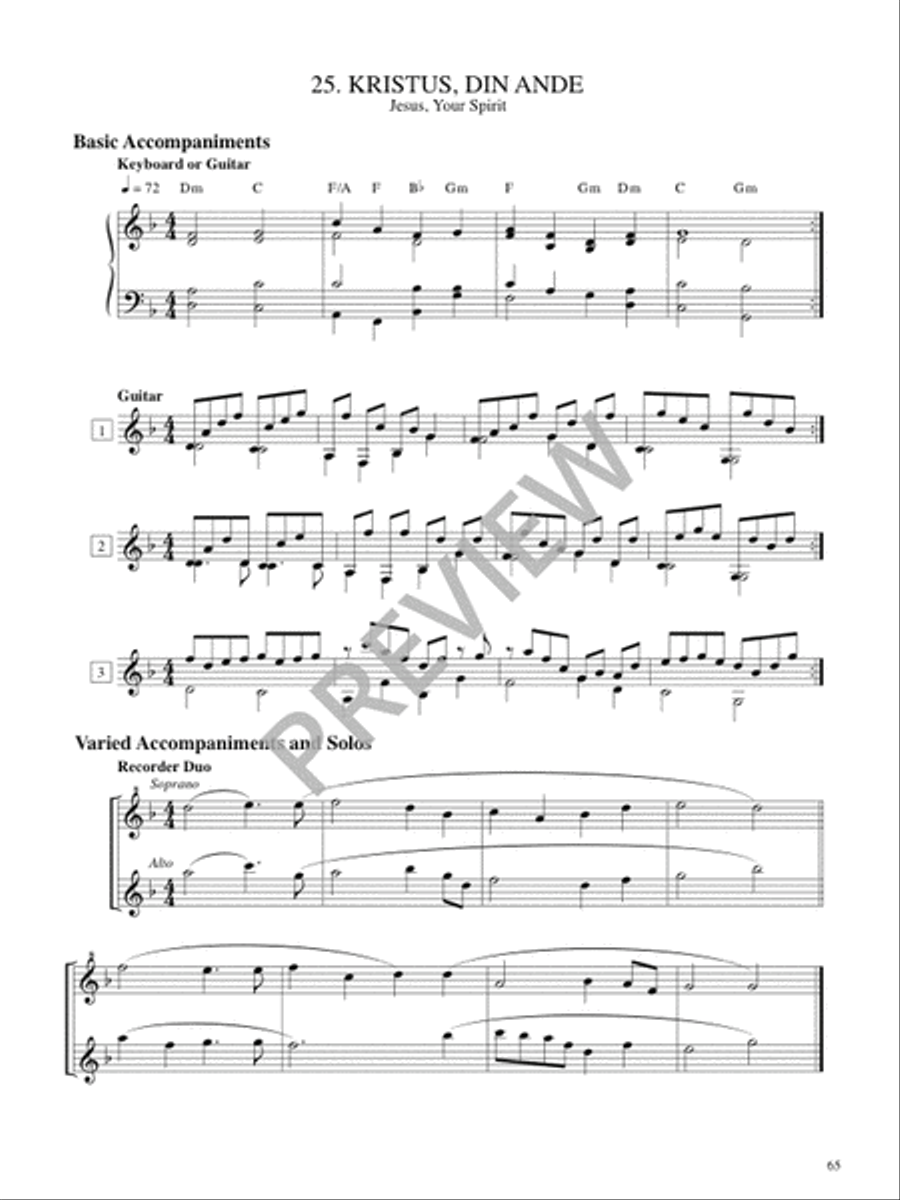 Christe Lux mundi - Instrument edition Guitar scores gallery preview page 67