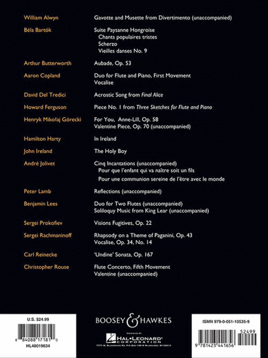 The Boosey & Hawkes Flute Anthology Flute Solo scores gallery preview page 2