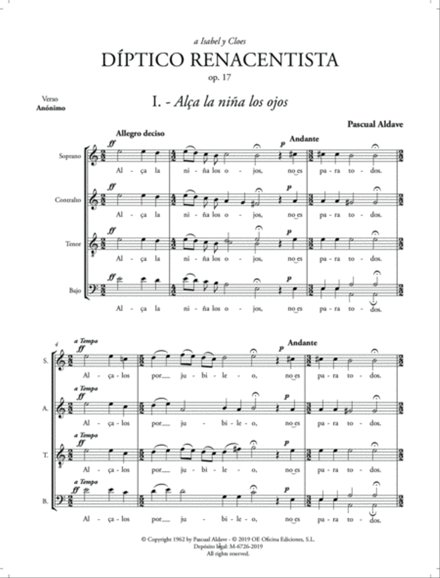 DÍPTICO RENACENTISTA DÍPTICO RENACENTISTA 4-Part scores gallery preview page 6