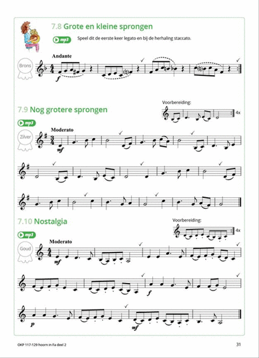 Samen Leren Samenspelen Vlaams Deel 2 Horn scores gallery preview page 5