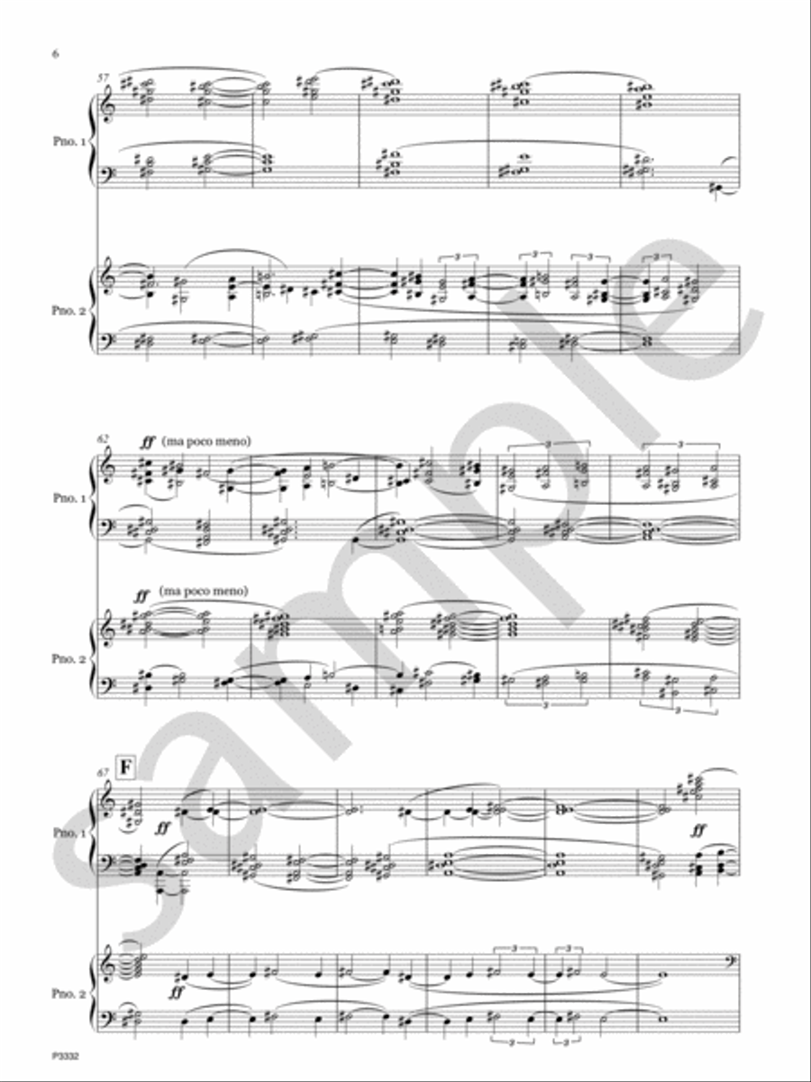 Handwork Handwork Piano Duet scores gallery preview page 6