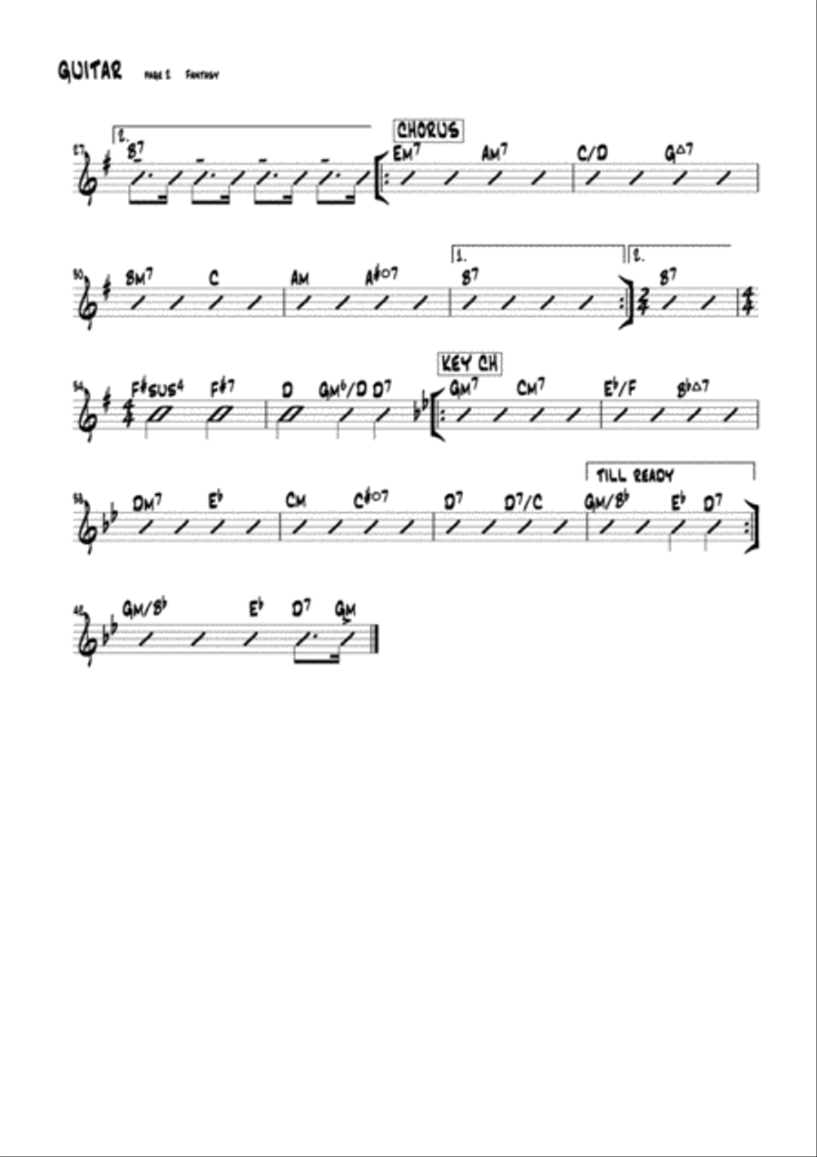 Fantasy Small Ensemble scores gallery preview page 5