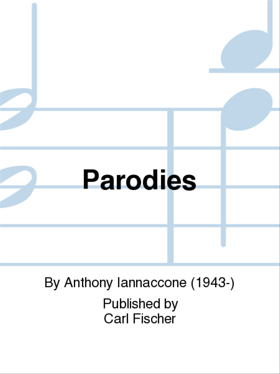 Parodies Parodies Woodwind Quintet scores gallery preview page 1