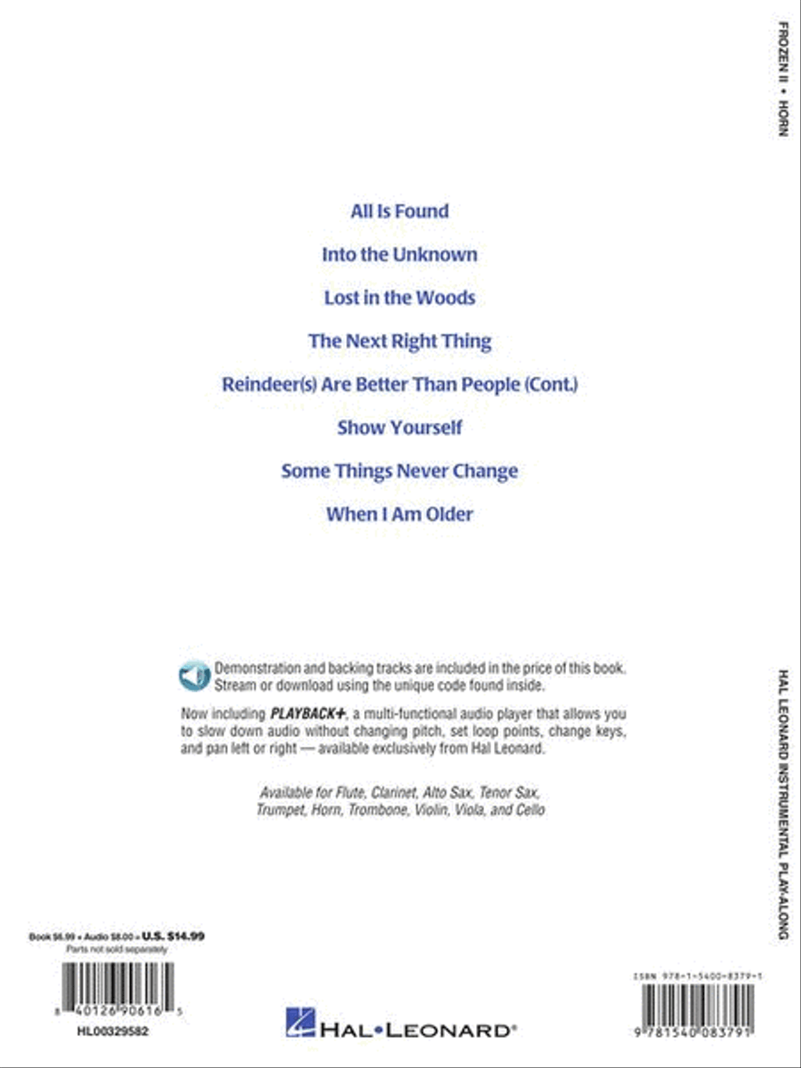 Frozen 2 Horn Play-Along Frozen 2 Horn Play-Along Horn scores gallery preview page 5